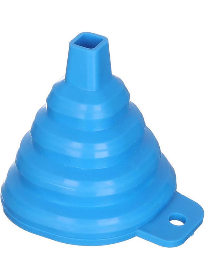 qingfeng Foldable Silicone Funnel Blue  - Image 1