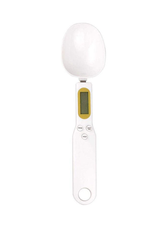 Generic - Digital Spoon Scale Kitchen Lab Electronic Measure Seasoning Weight White - Image 1