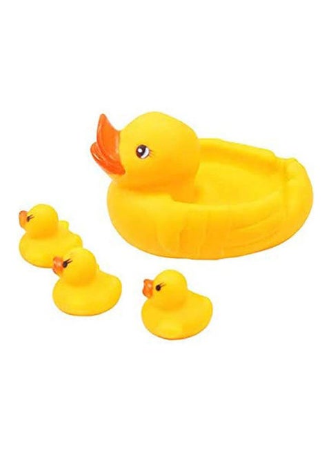 Baby Rubber Race Squeaky Ducks Family Bath Toy Kid Game