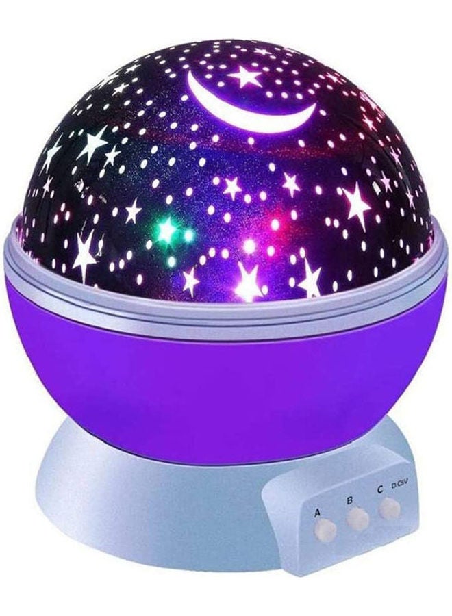 Generic - Romantic Dream Rotating Projection Lamp USB LED Night Light Sky Moon Star Master Projector Multicolor 290mm - Image 1