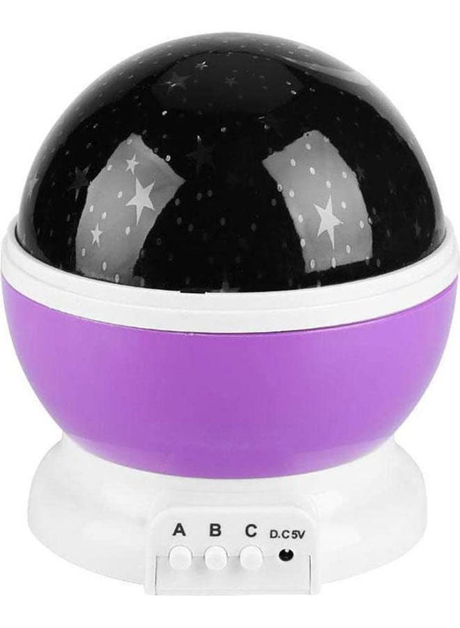 Generic - Romantic Dream Rotating Projection Lamp USB LED Night Light Sky Moon Star Master Projector Multicolor 290mm - Image 1