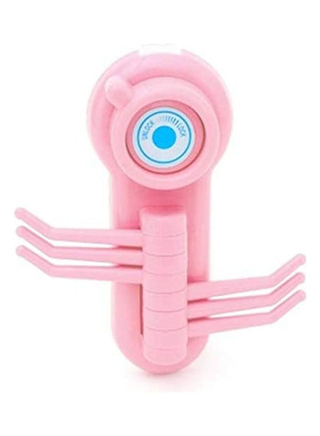 Strong Vacuum Sucker 6 Claw Hook Wall Decorative Hook Pink 