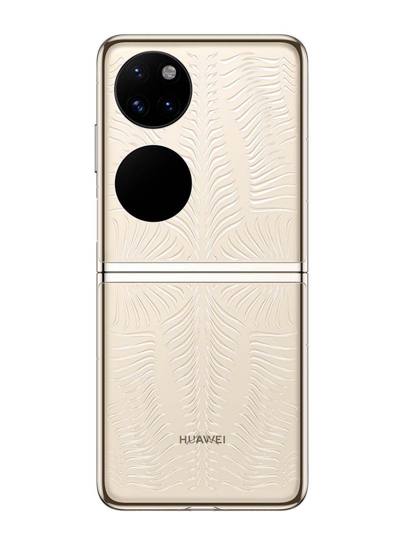 HUAWEI - P50 Pocket Dual SIM Premium Gold 12GB RAM 512GB - Middle East Version - Image 1