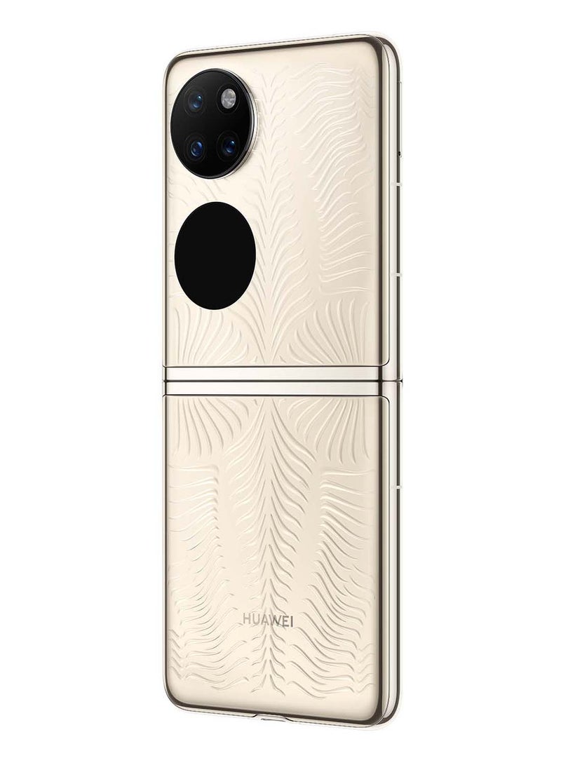 HUAWEI - P50 Pocket Dual SIM Premium Gold 12GB RAM 512GB - Middle East Version - Image 1