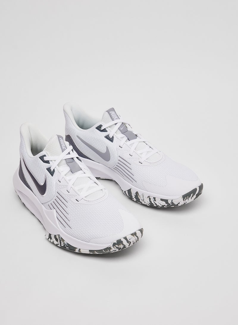 Nike Precision V Basketball Shoes White - Image 2
