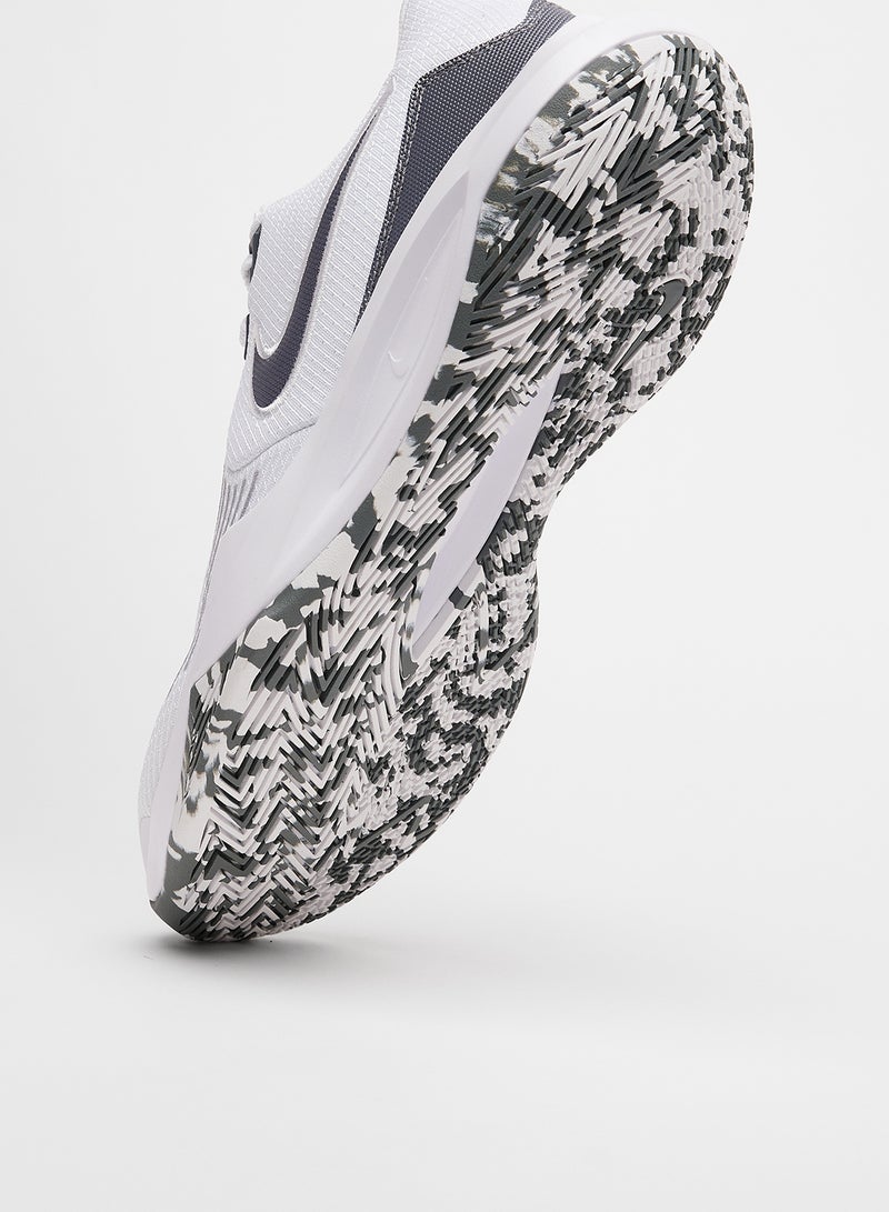 Nike Precision V Basketball Shoes White - Image 4