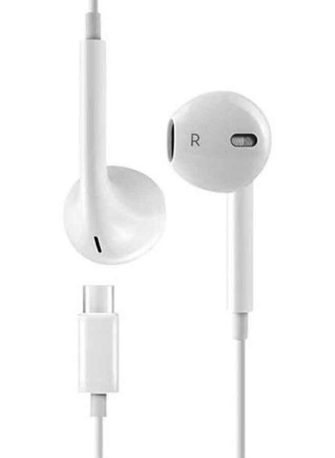 Type-C In-Ear Wired Earphones With Mic White