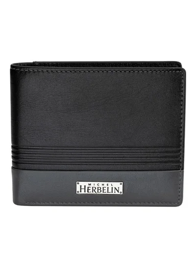 MICHEL HERBELIN Slim Wallet Navy Blue Navy Blue