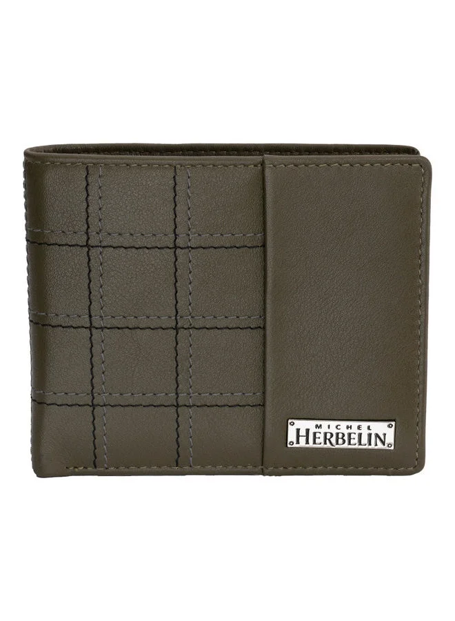 ميشيل هيربيلين Slim Wallet Olive Green