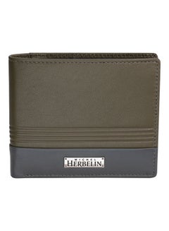 MICHEL HERBELIN Slim Wallet Olive Green  - Image 1