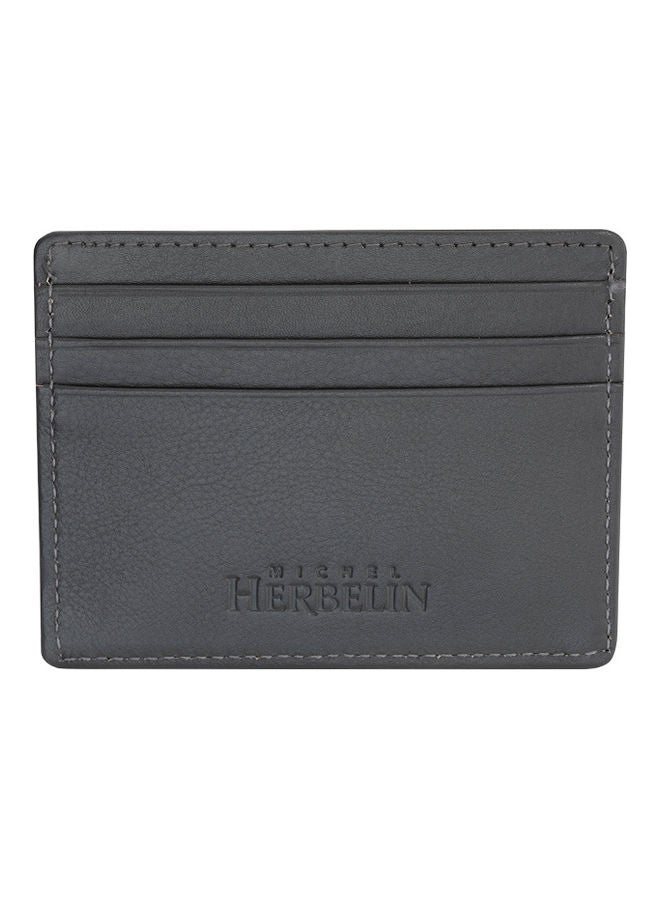 MICHEL HERBELIN Credit Card Case Olive Green  - Image 2