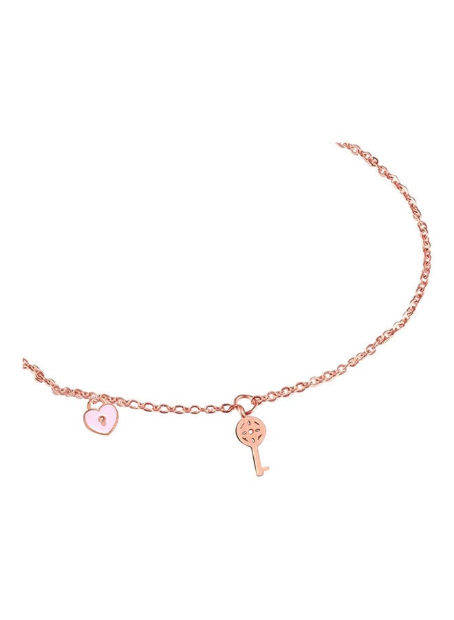 AIWANTO - Alissa Key Heart Anklet - Image 1