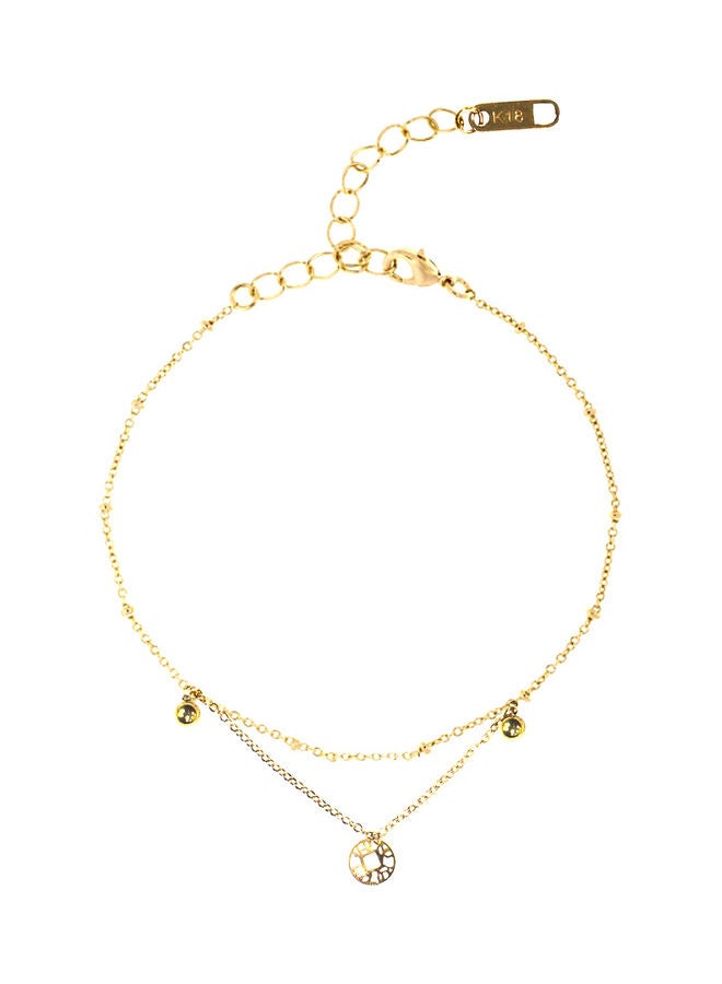 AIWANTO - Alissa Simple Beads Anklet - Image 1