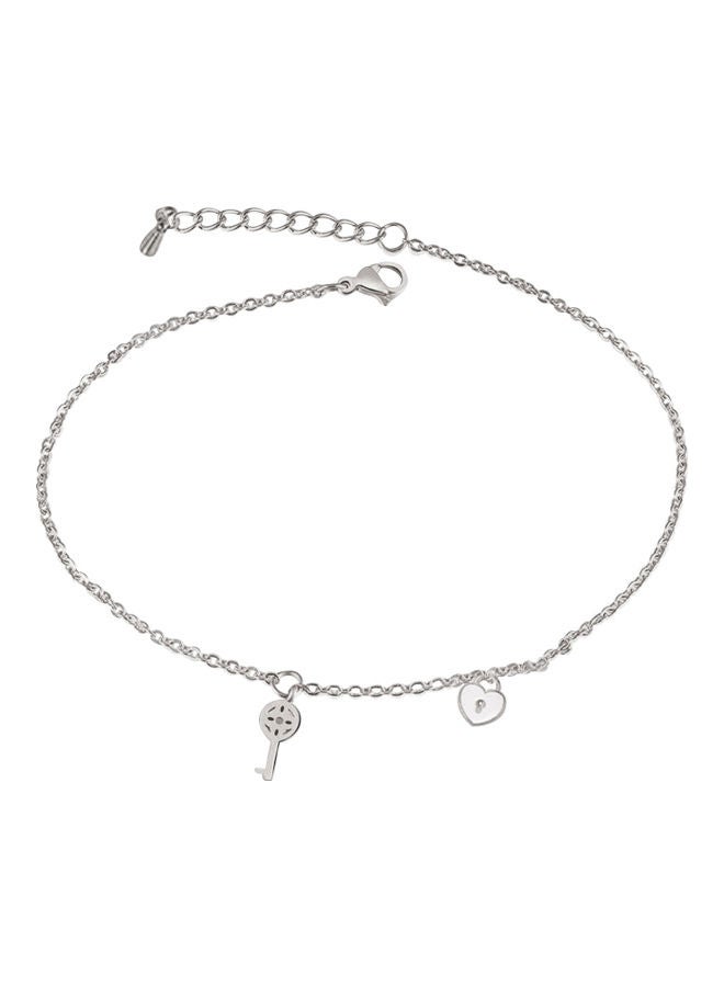 AIWANTO - Alissa Heart Key Anklet - Image 1