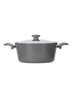 Top Chef Granite 11 Pieces Set Gray (Pot 18/20/ 24/28 / Frying Pan 26-22 / Oven Tray 30 / Grill 28)cm  - Image 4
