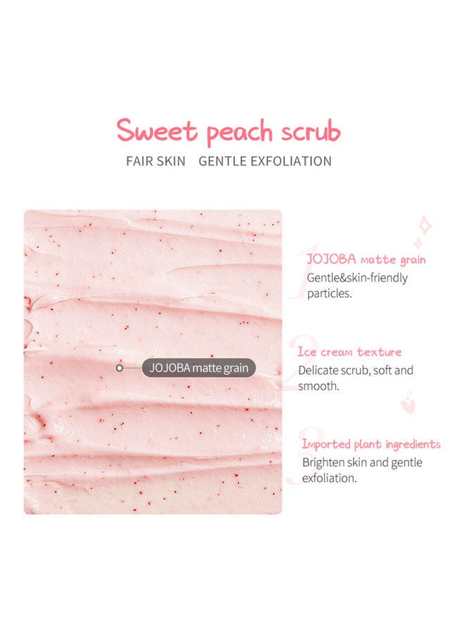 فيني مقشر بخلاصة العسل والخوخ وردي 100جرام - Image 4