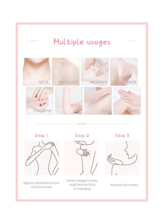 فيني مقشر بخلاصة العسل والخوخ وردي 100جرام - Image 5