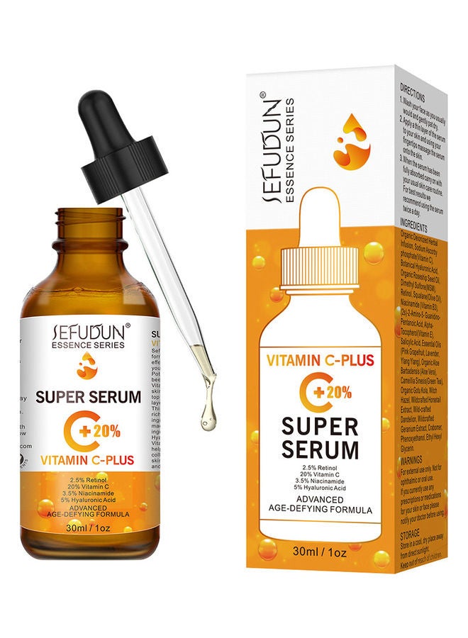 Sefudun 2-Piece Vitamin C-Plus Age-Defying Facial Serum Clear 60ml - Image 2