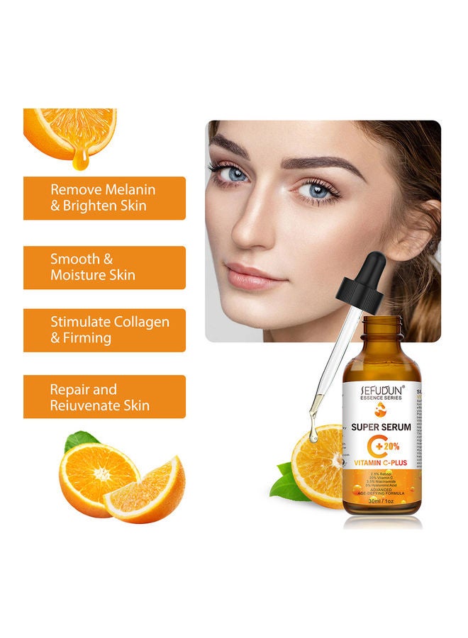 Sefudun 2-Piece Vitamin C-Plus Age-Defying Facial Serum Clear 60ml - Image 3