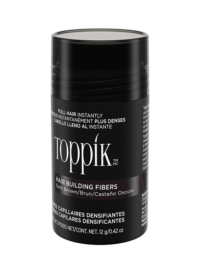 Toppik Hair Building Fibers Dark Brown Hair Color 12 Grams Dark Brown 12grams  - Image 4