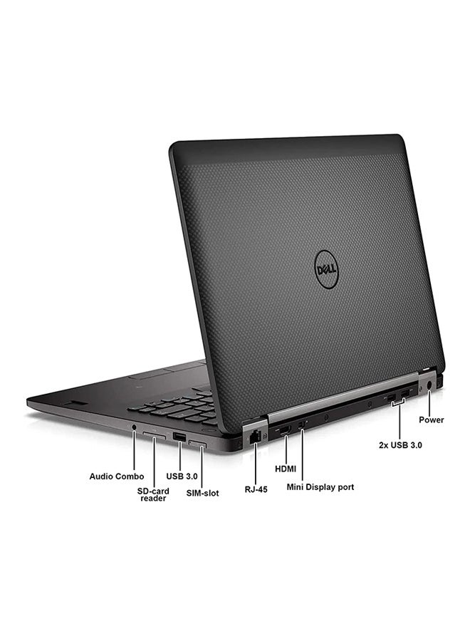 DELL - Refurbished - Latitude E7470 (2016) Laptop With 14-Inch Display,Intel Core i5 Processor/6th Gen/8GB RAM/256GB SSD/Intel HD Graphics 520 English/Arabic Black English/Arabic Black - Image 1