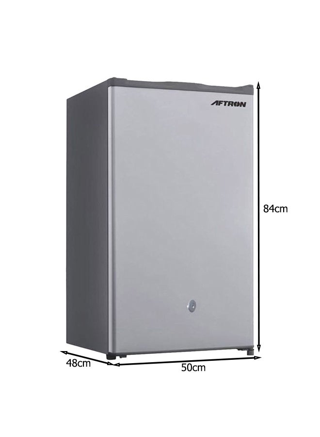 AFTRON - Defrost Refrigerator 140L AFR0140HSA Silver - Image 1