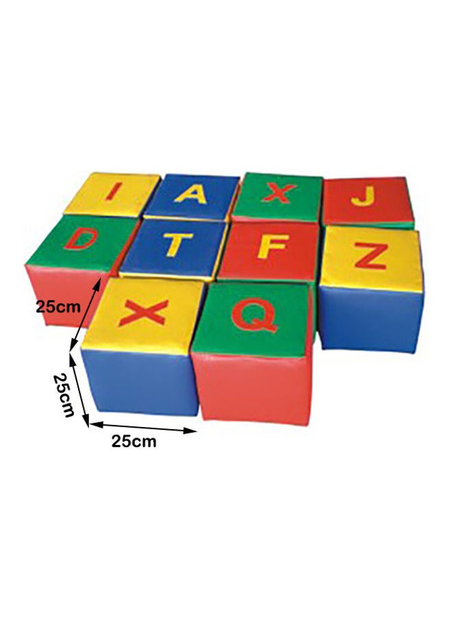 شيانغ يو لعبة مكعبات بناء الحروف الأبجدية للأطفال مكونة من 10 قطع 25X25X25سم - Image 2