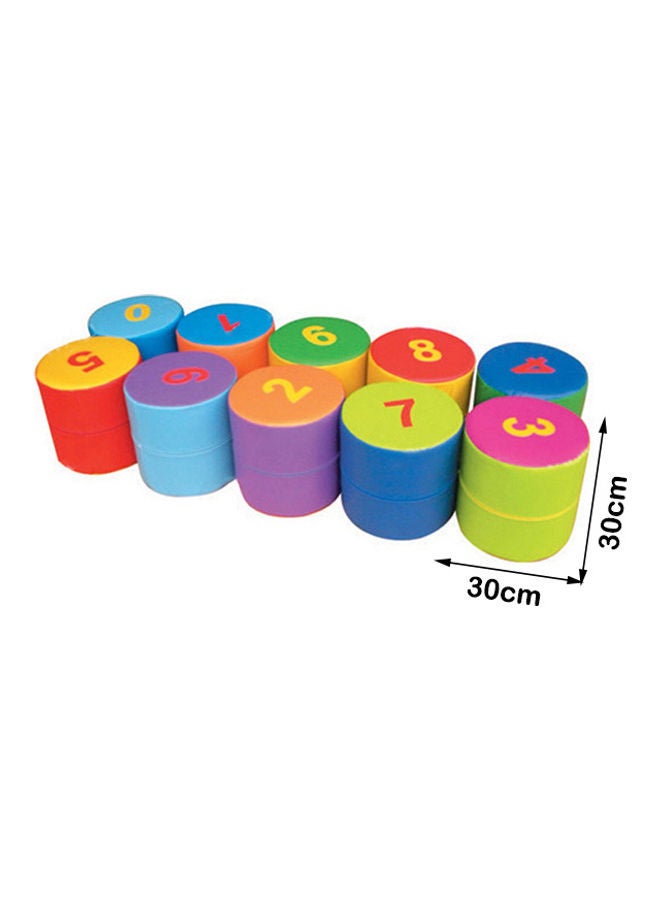 XIANGYU 10-Piece Children Soft Pack Building Block Game 30X30X30cm - Image 2