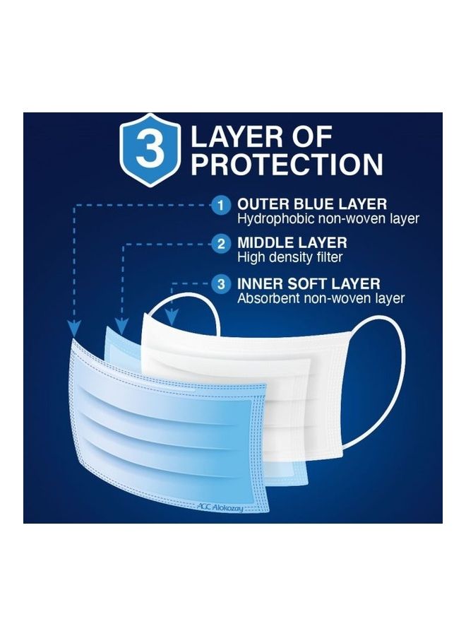 50-Piece Surgical Disposable Face Mask