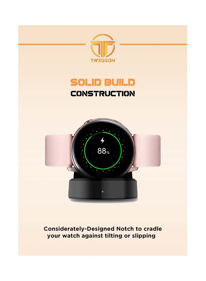 TWEGGON Charger Dock For samsung Galaxy Watch 4 Series Red - Image 5