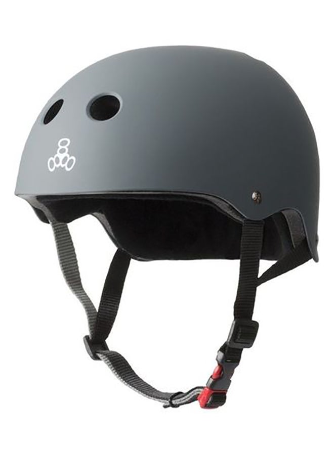 Triple 8 The Certified Sweatsaver Carbon Rubber Helmet For Skateboarding, Bmx, And Roller Skating – S / M  - Image 1
