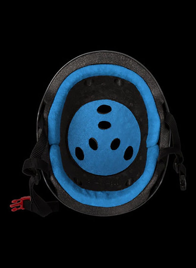Triple 8 The Certified Sweatsaver Black Glossy Helmet For Skateboarding, Bmx, And Roller Skating – Xs / S  - Image 3