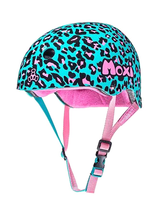Triple 8 The Certified Sweatsaver Leopard Helmet For Skateboarding, Bmx, And Roller Skating, Moxi – S / M 53-57cm - Image 1