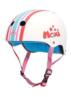 Triple 8 The Certified Sweatsaver Stripey Helmet For Skateboarding, Bmx, And Roller Skating, Moxi – S / M 53-57cm  - Image 1