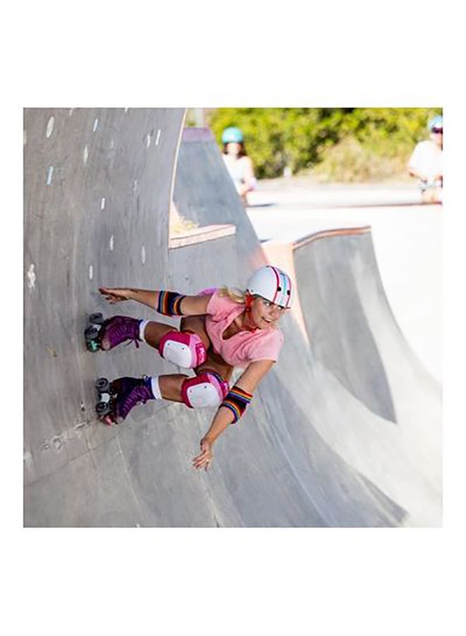 Triple 8 - The Certified Sweatsaver Stripey Helmet For Skateboarding, Bmx, And Roller Skating, Moxi – L / Xl 57-60cm - Image 1