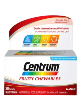 Fruity Chewables Multivitamin Tablets - v1641371994/N46527820A_1