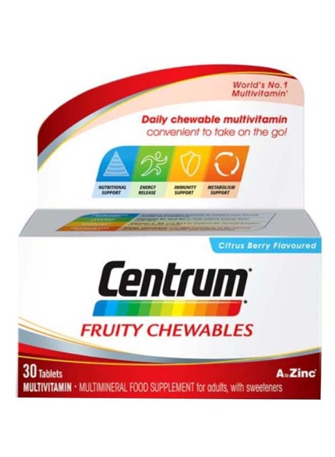 Fruity Chewables Multivitamin Tablets