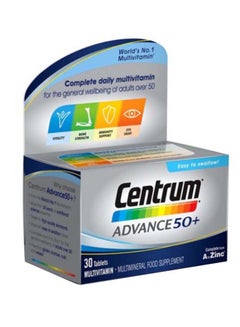 Centrum Advance 50+ Multivitamins Supplement 30 Tablets  - Image 2