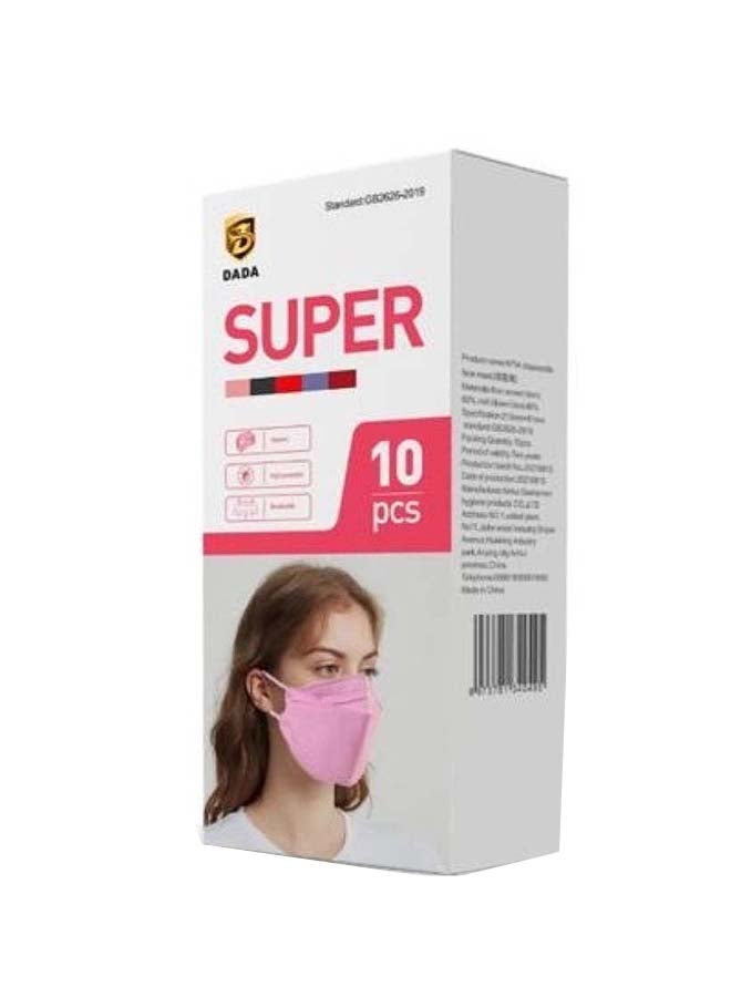 Dada 10 Piece Super KN95 Disposable Face Mask, Multicolour  - Image 1