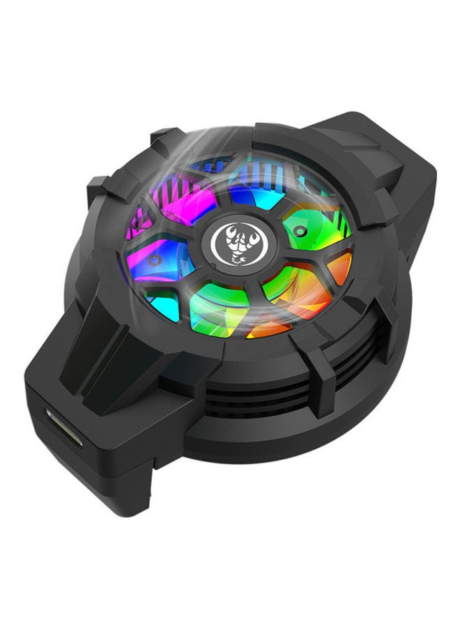 HXSJ Portable Mobile Phone Heat Dissipation Clip Black - Image 2