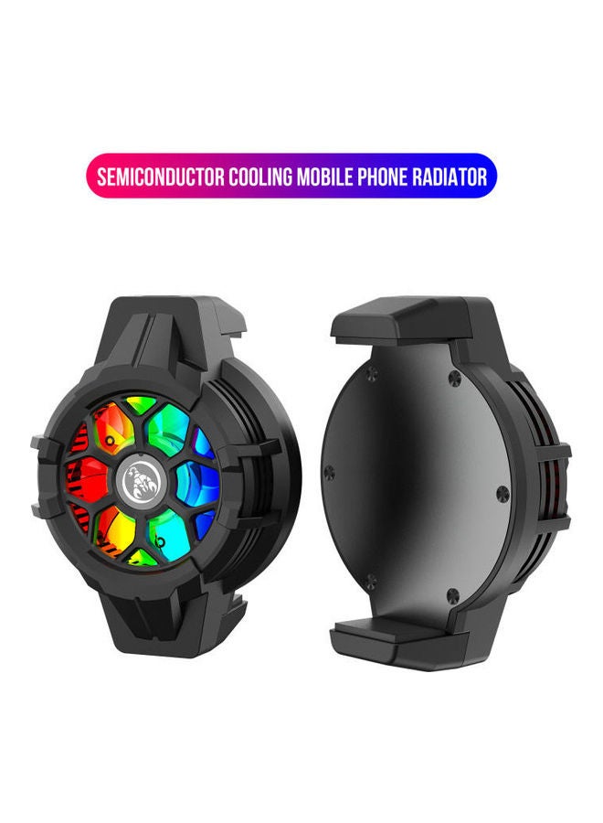 HXSJ Portable Mobile Phone Heat Dissipation Clip Black - Image 3