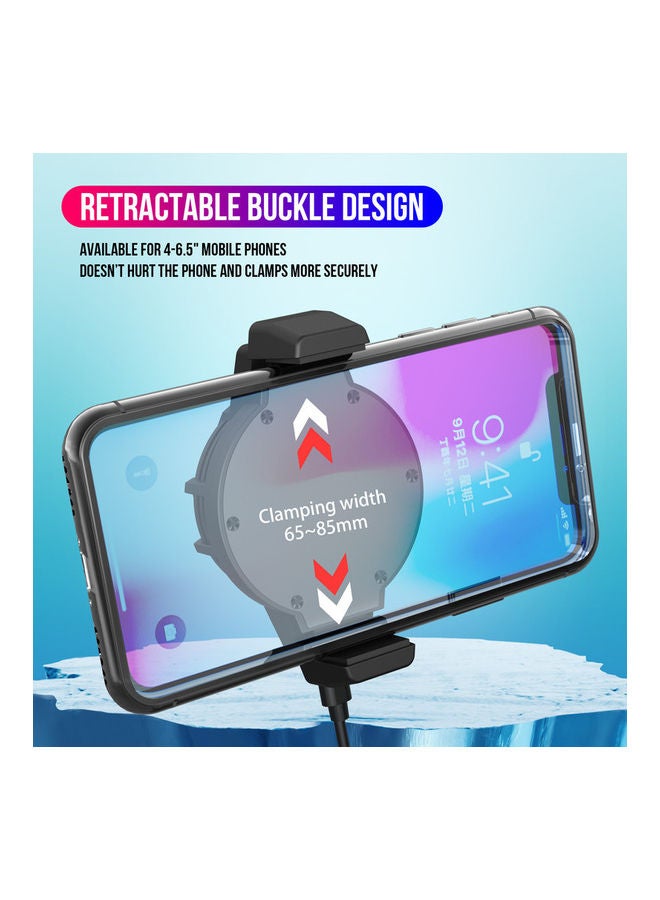 HXSJ Portable Mobile Phone Heat Dissipation Clip Black - Image 4