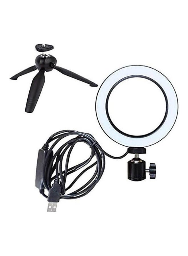 حلقة ضوء 18 سم مع حامل