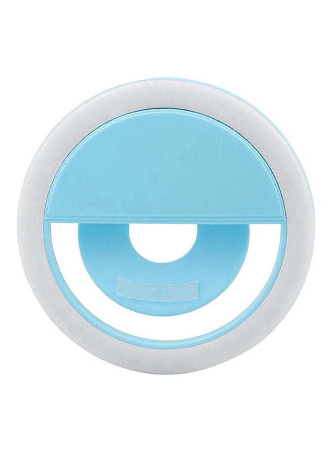 Sinogoodies Phone Selfie Light Portable Clip-On Flash Led Phone Ring Light For Mobile Phone Blue - Image 1