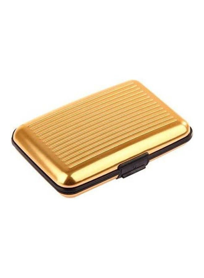 Credit Card Wallet Holder Gold