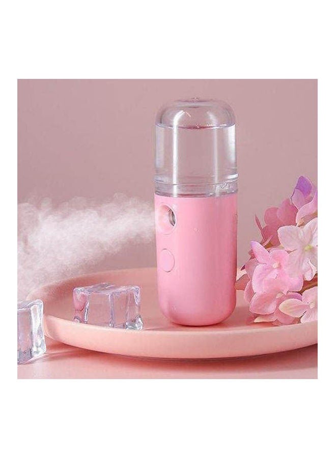 نانو بخاخ لترطيب الوجه بتصميم محمول باليد مع منفذ Usb وردي 60جرام - Image 2