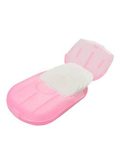 Washing Hand Travel Slices Sheets Foaming Box Paper Soap Multicolor 200grams
