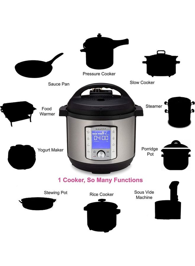 Instant Pot - Duo Evo Plus Multi-Use 10 In 1 Pressure Cooker 7.6 L 1400.0 W 7.6L Silver - Image 1