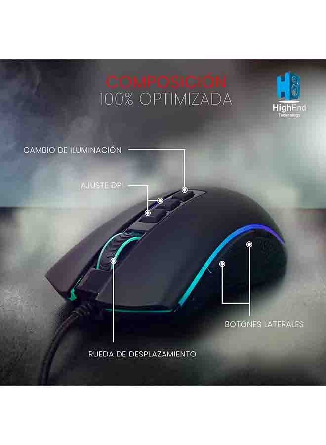 REDRAGON - Cobra Chroma 12.400 Dpi, 7 Programmable Buttons Gaming Mouse - Image 1