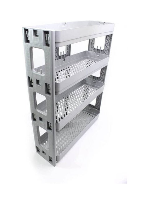 Multi-Functional 4 Layers Storage Rack Kitchen Bathroom Organizer Storage Rack Multicolour